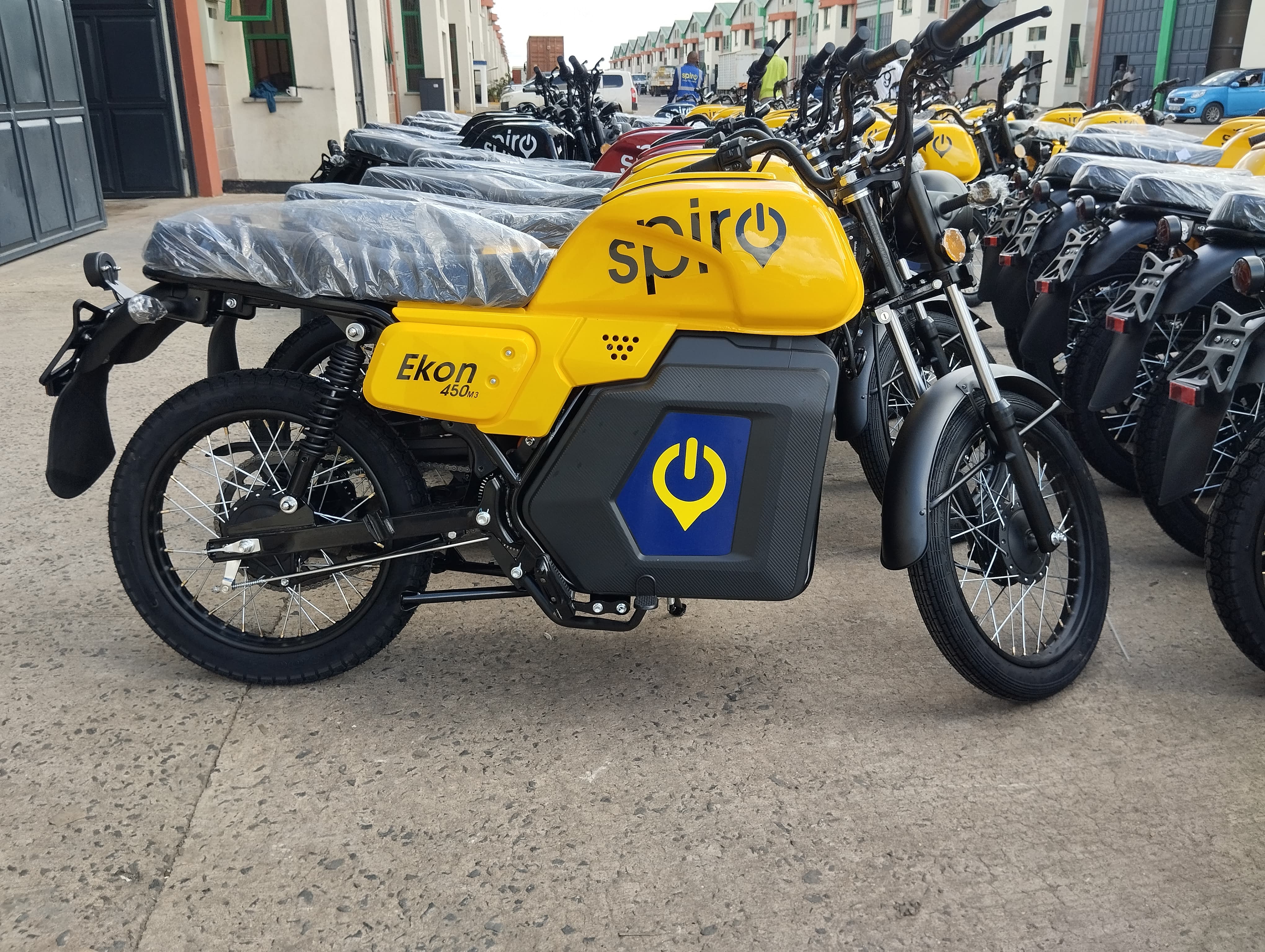 Electric bike in action