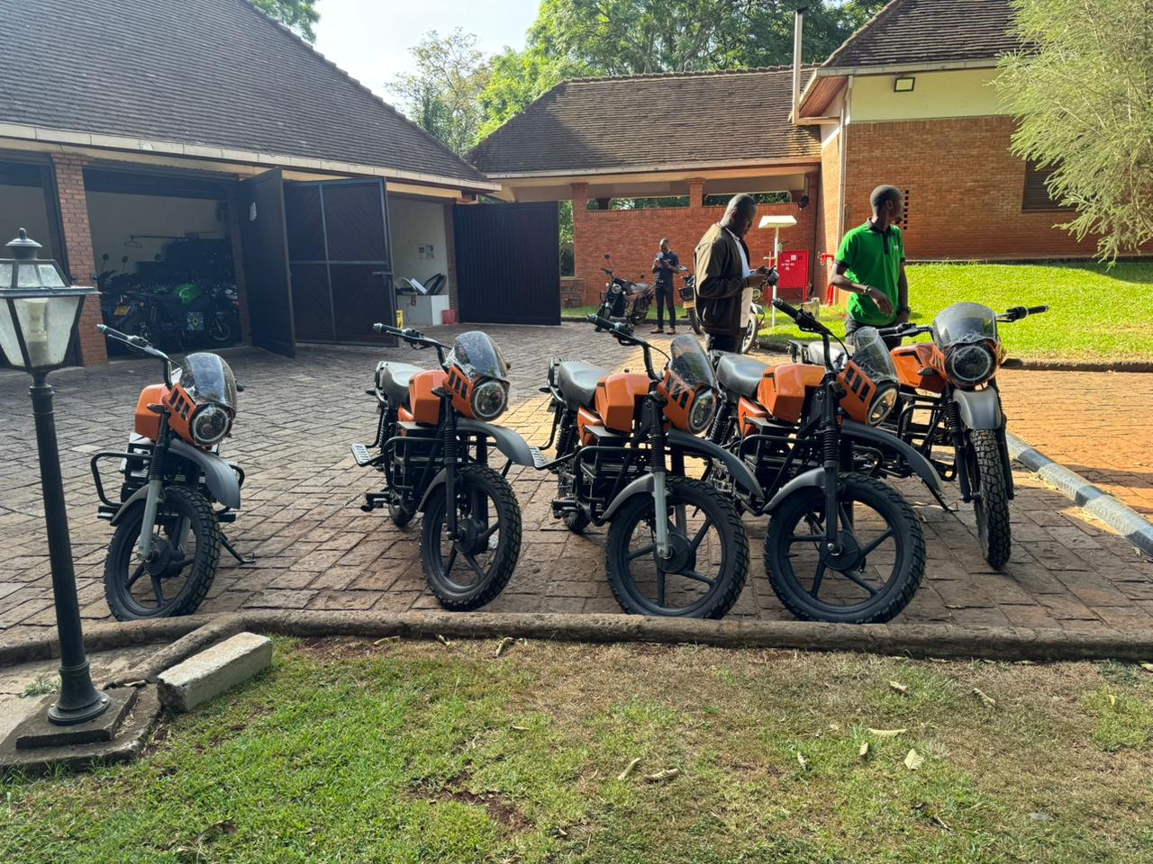 Electric bikes in action